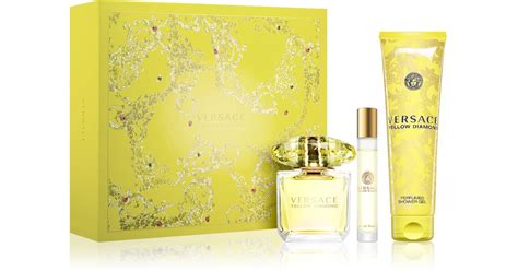 Versace Yellow Diamond Coffret Cadeau Xiv Pour Femme Notino Fr