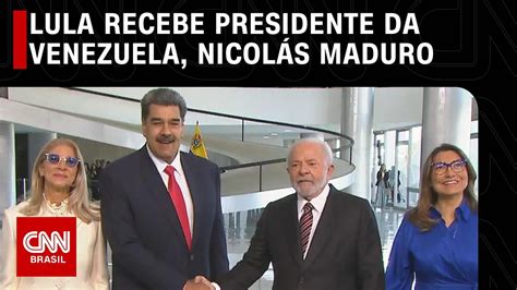 Lula recebe presidente da Venezuela Nicolás Maduro no Palácio do