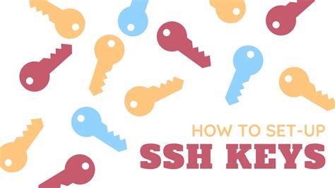 How To Setup Ssh Keys Youtube