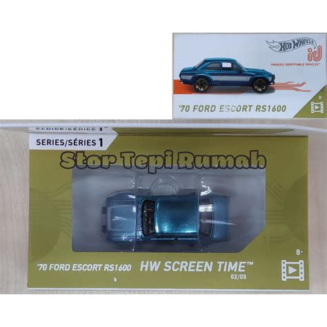 Hot Wheels Id Ford Escort RS Screen Time Fast Furious Shopee Malaysia