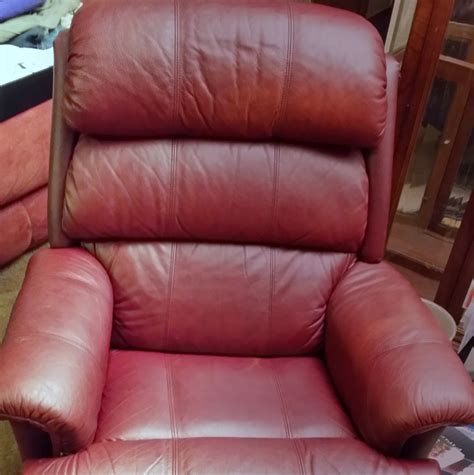 SOLD * Leather Recliner Chair (Downtown OKC)