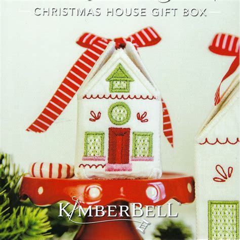 Kimberbell Embroidery Club December Christmas House Gift Box