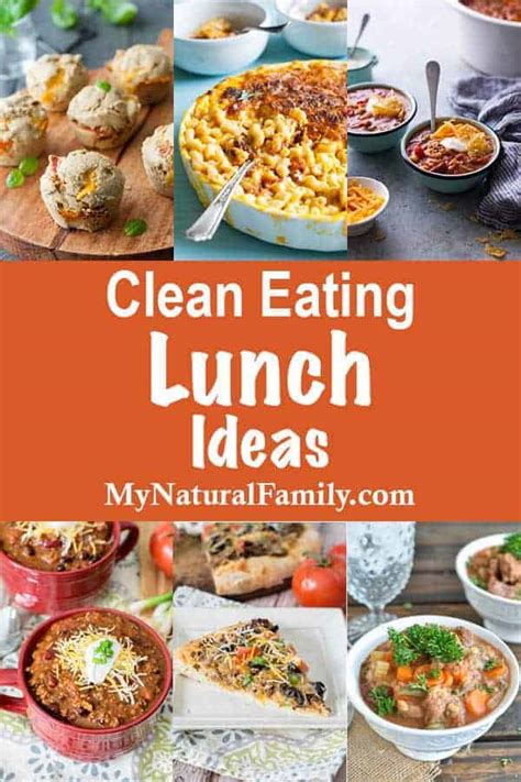 Clean Eating Lunch Ideas and Recipe Index - My Natural Family