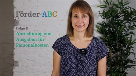 Förder ABC Abrechnung von Ausgaben für Personalkosten Neustart Kultur