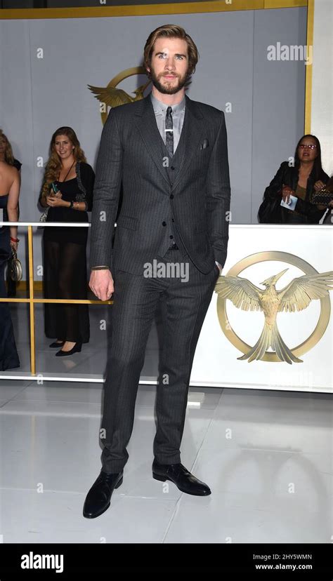 Liam Hemsworth attending "The Hunger Games: Mockingjay - Part 1 ...