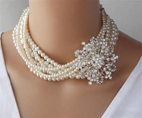 Bridal Necklace Wedding Necklace Swarovski Choker Necklace