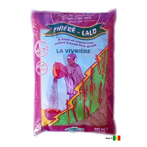 La Vivriere Thiere Lalo Couscous Millet Fine Grain 400g