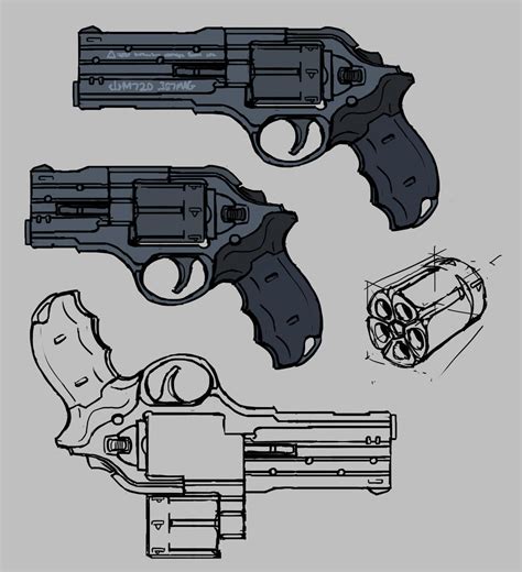 Quick Revolver Concept By Daisukekazama On Deviantart