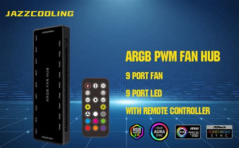 Argb Pwm Fan Hub Addressable V Pin Argb V Pin Pwm In Rgb Case