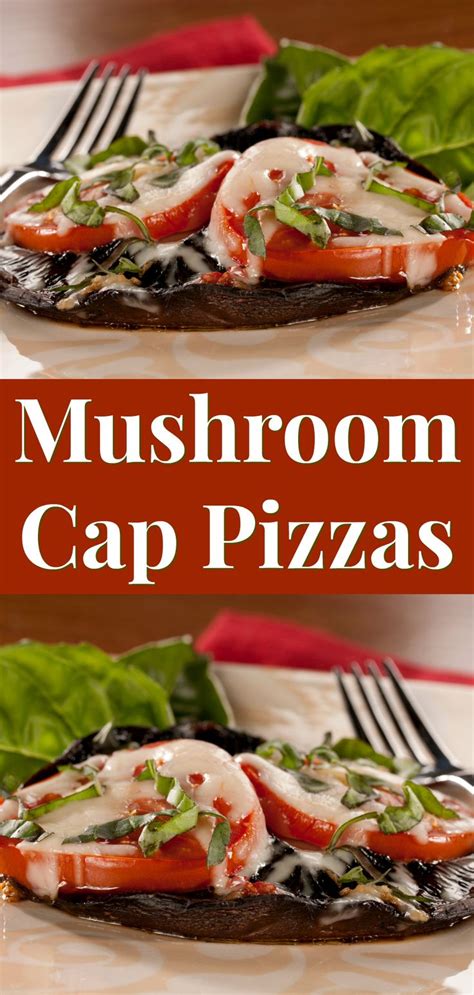 Mushroom Cap Pizzas Recipe Stuffed Mushroom Caps Stuffed Mushrooms