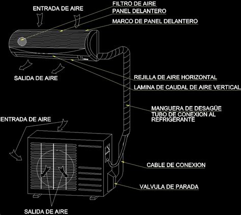 Detail Mini Split DWG Detail For AutoCAD Designs CAD