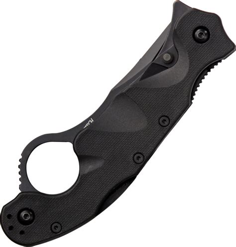 511 Tactical Double Duty Karambit Lockback Folding Serrated Blade Bla