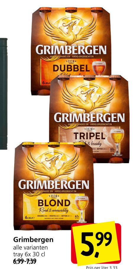 Grimbergen Speciaalbier Folder Aanbieding Bij Jan Linders Details