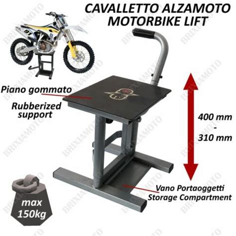 Cavalletto Alza Moto Centrale Cross Enduro Offroad Motard Universale