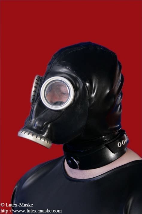 Russische Gasmaske - Latex-Maske