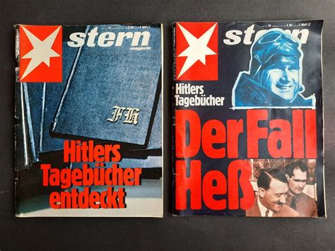 2 original Hitler Tagebücher Stern Ausgaben von 1983 Kaufen auf Ricardo