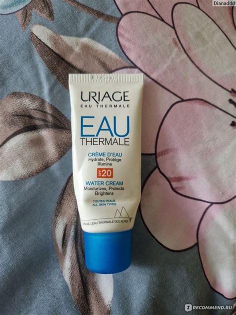 Крем для лица Uriage eau thermale light water cream spf 20 - «Любимый ...