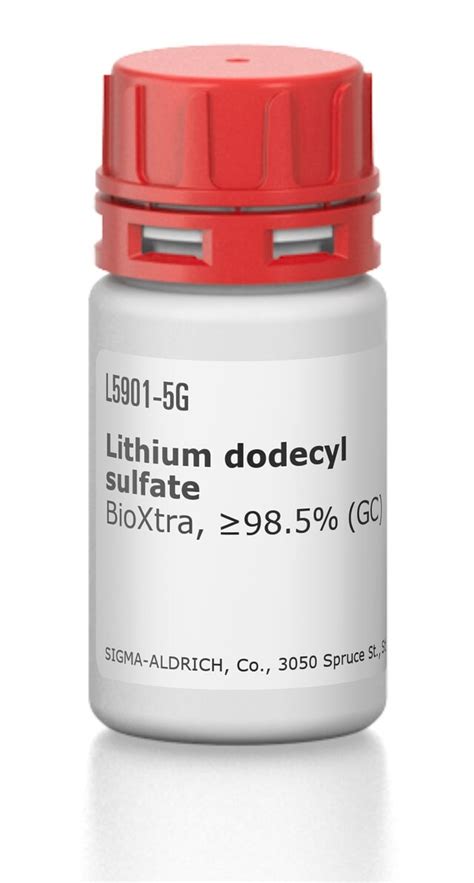 Lithium Dodecyl Sulfate B Merck Life Sciences Thailand