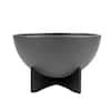 Rts Home Accents In Dia X In Large Solerno Graphite Planter