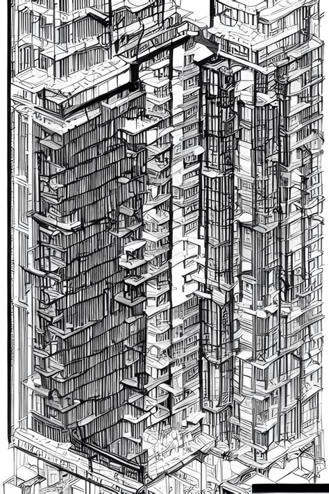 Construction Process Highrise Graphic Creative Fabrica