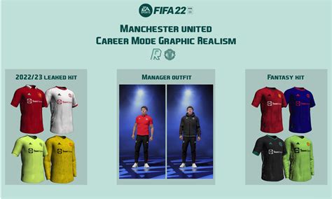 RODE1KITS On Twitter Manchester United Career Mode Graphic Realism