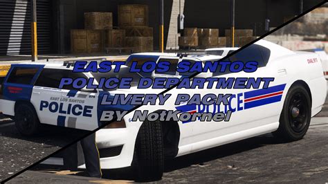 East Los Santos Police Department Livery Pack Liveries Basic Eup