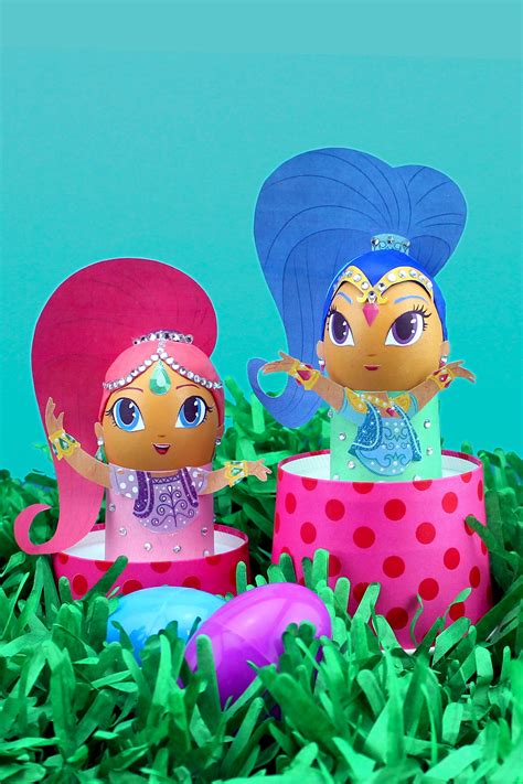 DIY Shimmer and Shine Easter Egg Craft! | Nickelodeon Parents
