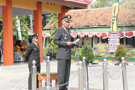 Upacara HUT TNI Ke 77 Tahun 2022 Berlangsung Di Makodim 0812 Lamongan