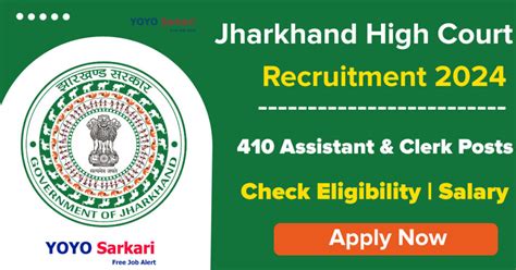 Jharkhand High Court Recruitment Eligibility And Application