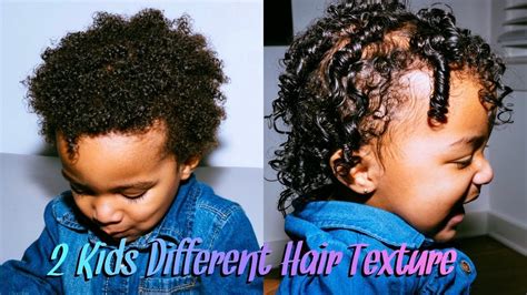 My Kids Curly Hair Routine 4a4b And 3a3b Youtube