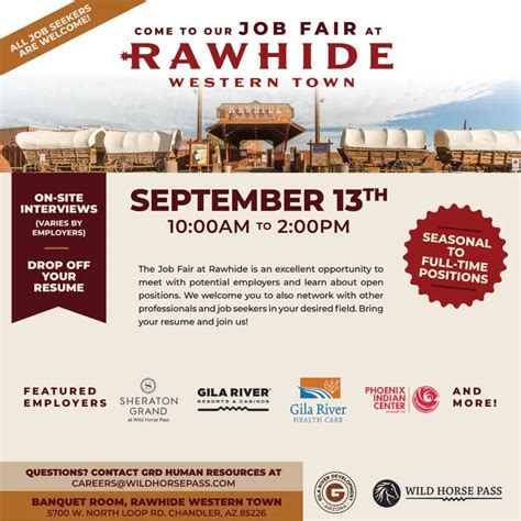 Job Fair at Rawhide Western Town - Rawhide Western Town