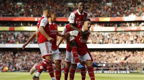 Hasil Babak Arsenal Vs Liverpool Martinelli Cetak Gol Penuh Sejarah