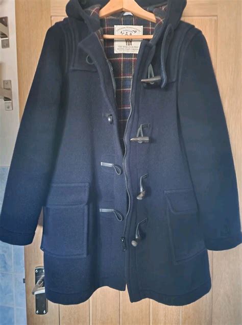 Original Montgomery Duffle Coat Navy Blue Size 36 Wor… - Gem