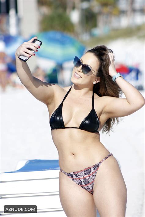 Carmen Valentina Sexy Spent A Day At The Beach In Her Tiny Two Piece Bikini Aznude