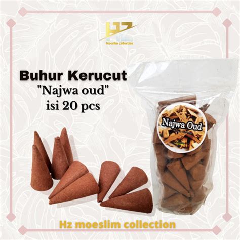 Jual Buhur Najwa Oud Bukhur Dupa Gahru Kerucut Pengharum Ruangan