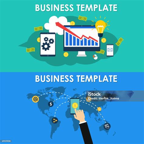 Flat Design Illustration Concepts For Business Analysis Planning Consulting Teamwork Project