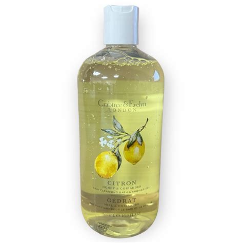 Crabtree Evelyn Citron Honey Coriander Skin Cleansing Bath And