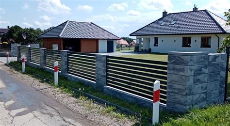 Ogrodzenia z bloczków betonowych Krak Fence ogrodzenia siatka bramy