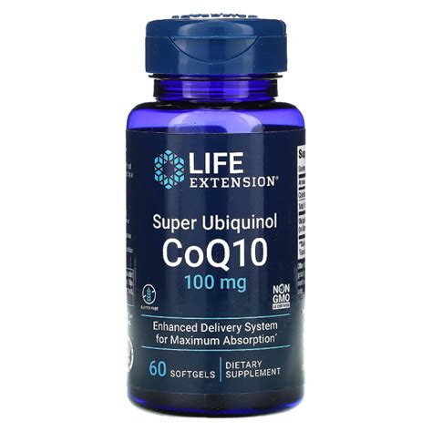 Super Ubiquinol Coq Mg Life Extension Apollo Suplementos