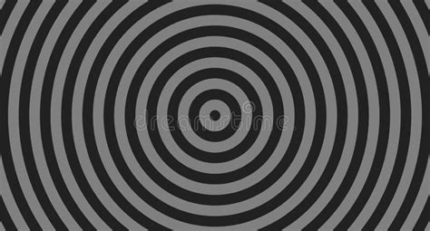 Black And Gray Concentric Circles Background Stock Vector