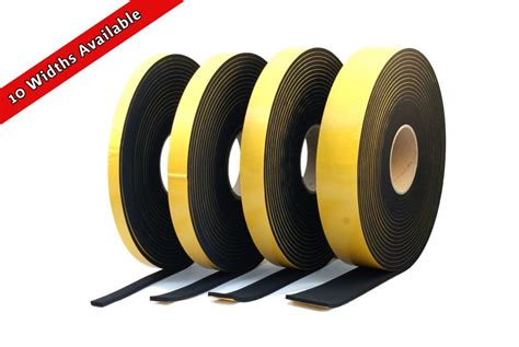 5mm Thick X 10m Long Self Adhesive Sponge Strip Rubber Stuff Ltd