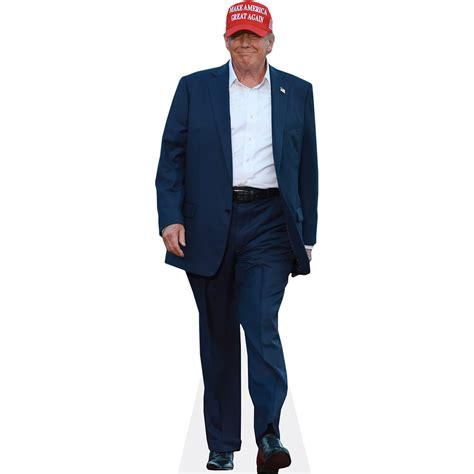 Donald Trump Blue Suit Cardboard Cutout Celebrity Cutouts