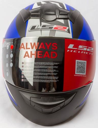 Ls Ff Dyno Matt Black Blue Full Face Helmet Custom Elements