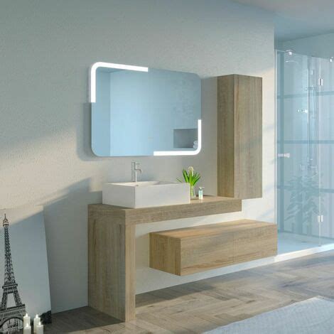 Meuble De Salle De Bain Melizzano Scandinave