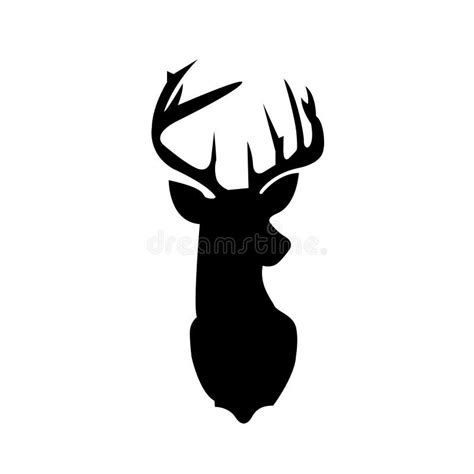 Whitetail Deer Buck Silhouette Stock Illustrations – 172 Whitetail Deer ...