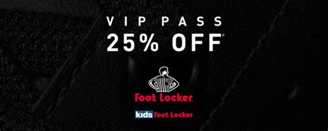 Foot Locker VIP Pass 25 Gutschein Auf Fast Alles