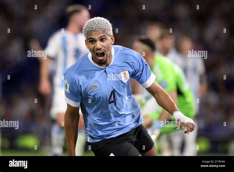 Buenos Aires, Argentina. 16th Nov, 2023. Ronald Araujo of Uruguay ...