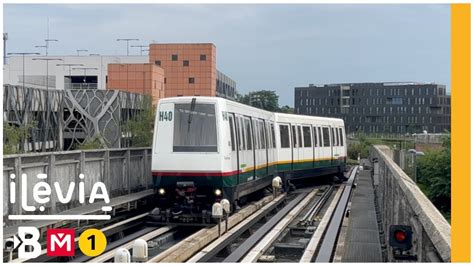 4K ILÉVIA Les VAL 206 sur la ligne 1 du métro Ligne 1 du