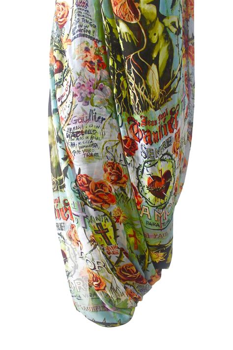 Jean Paul Gaultier Frida Kahlo Collection Twisted Hem Bubble Dress