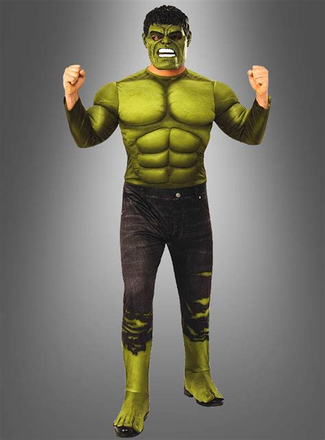 Hulk Endgame Muscle Costume Adult Kost Mpalast